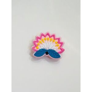 Pastel Pink Lotus Flower Shoe Charm